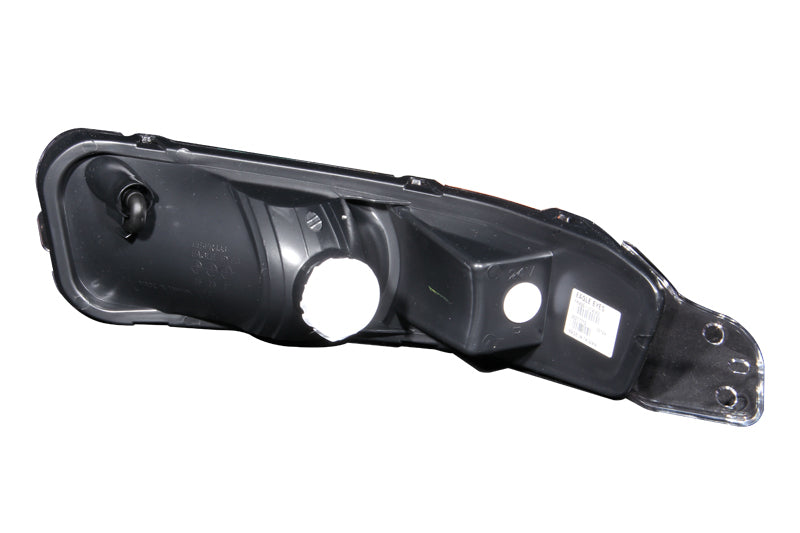 ANZO 2005-2009 Ford Mustang Euro Parking Lights Black w/ Amber Reflector - Burkken Auto Parts