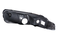 ANZO 2005-2009 Ford Mustang Euro Parking Lights Black w/ Amber Reflector - Burkken Auto Parts