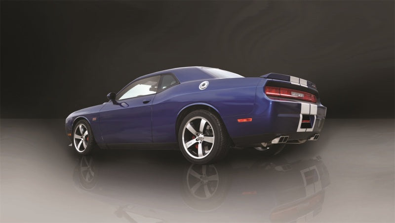 Corsa 2014-2014 Dodge Challenger SRT-8 6.4L V8 Auto Polished Xtreme Cat-Back Exhaust - Burkken Auto Parts