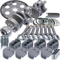 Eagle Chevy LT1350 1Pc 3.750in Crank 5.700in I-Beam Rod 4.060in Pistons 153 Tth FP Balanced Assembly - Burkken Auto Parts