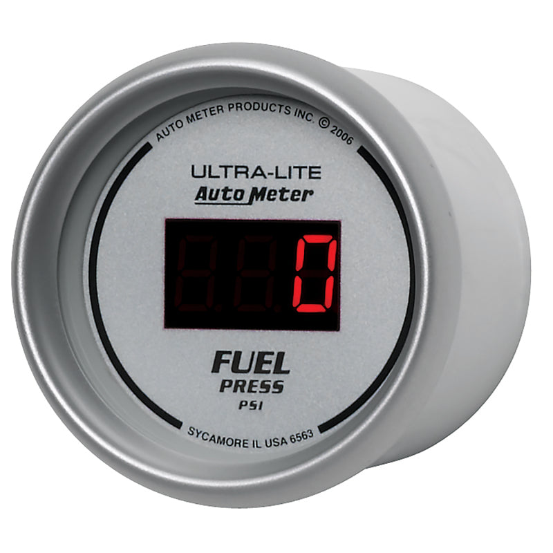 Autometer Ultra-Lite 52MM 5-100 PSI Digital Fuel Pressure Gauge - Burkken Auto Parts