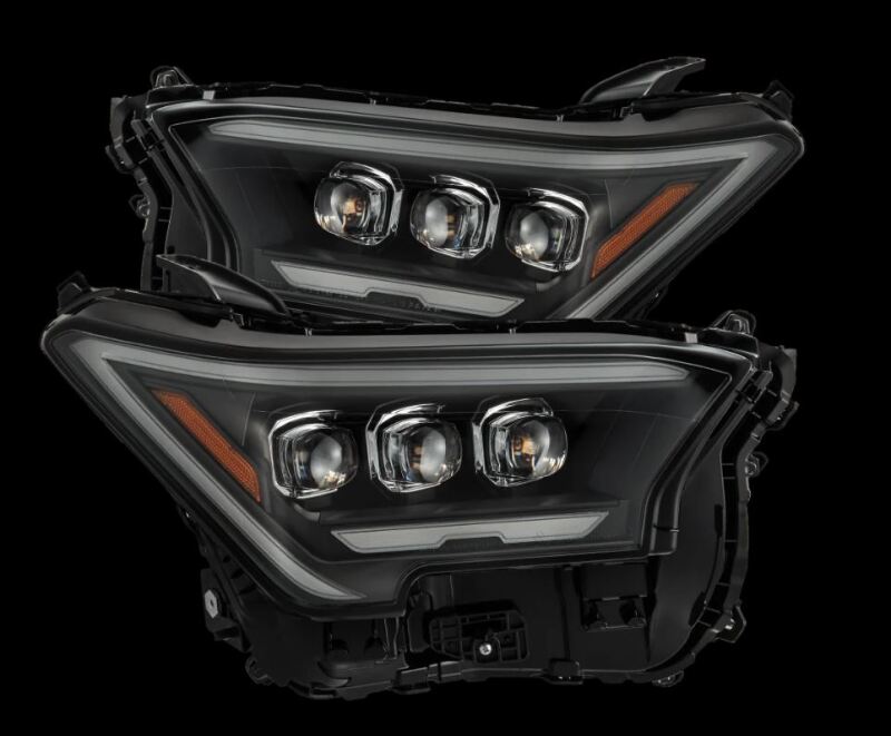 AlphaRex 2024 Toyota Tacoma NOVA-Series Projector Headlights (Pair) - Black w/Activation Light - Burkken Auto Parts