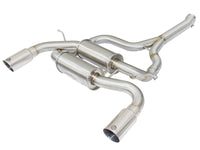 aFe MACHForce XP SS-304 Polish Tip 2.5in Dia Axle Back Exhaust 12-15 BMW 335i (F30) 3.0L (t) - Burkken Auto Parts