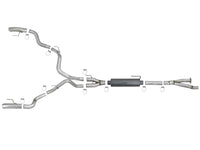 aFe MACH Force-Xp Cat-Back Exhaust w/Dual Hi-Tuck Tips 17-18 Ford F-150 Raptor V6-3.5L (tt) - Burkken Auto Parts