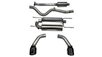 Corsa 2012-2025 Scion FRS / Subaru BRZ Black Tip Sport Cat-Back Exhaust - Burkken Auto Parts