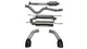 Corsa 2012-2025 Scion FRS / Subaru BRZ Black Tip Sport Cat-Back Exhaust - Burkken Auto Parts