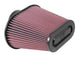 K&N Universal Air Filter 3 11/16in Flange x 8 3/4 x 5 1/2in Base x 6 3/8 x 3 3/16in Top x 7in Height - Burkken Auto Parts