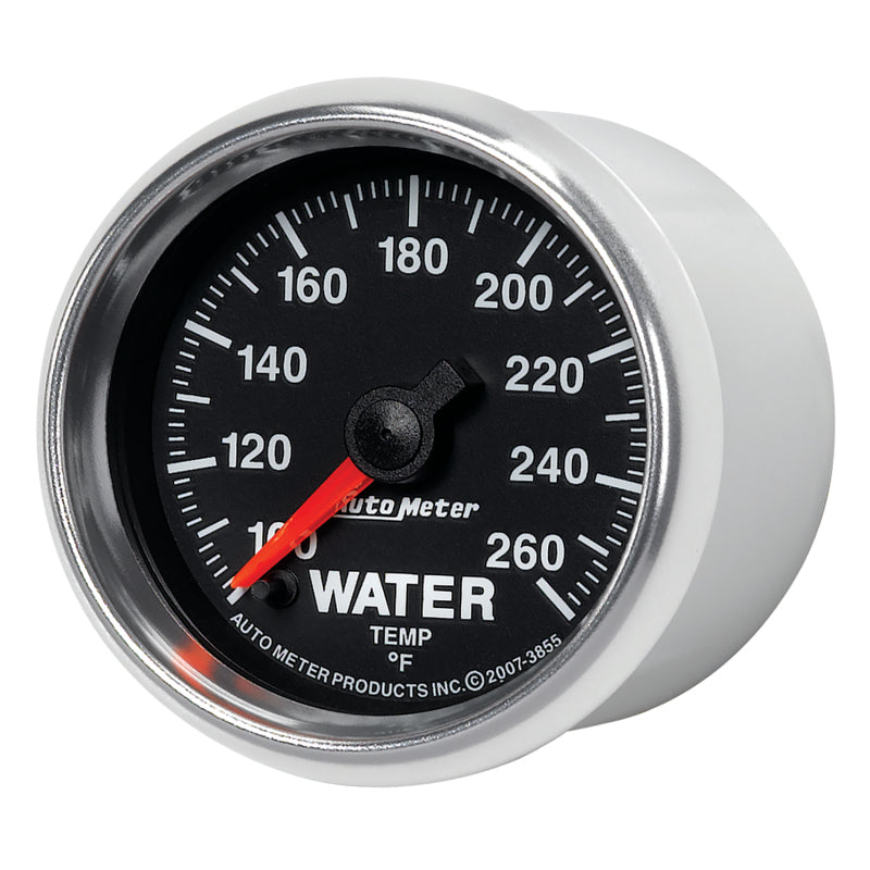 Autometer GS 100-260 degree Electronic Water Temperature Gauge - Burkken Auto Parts