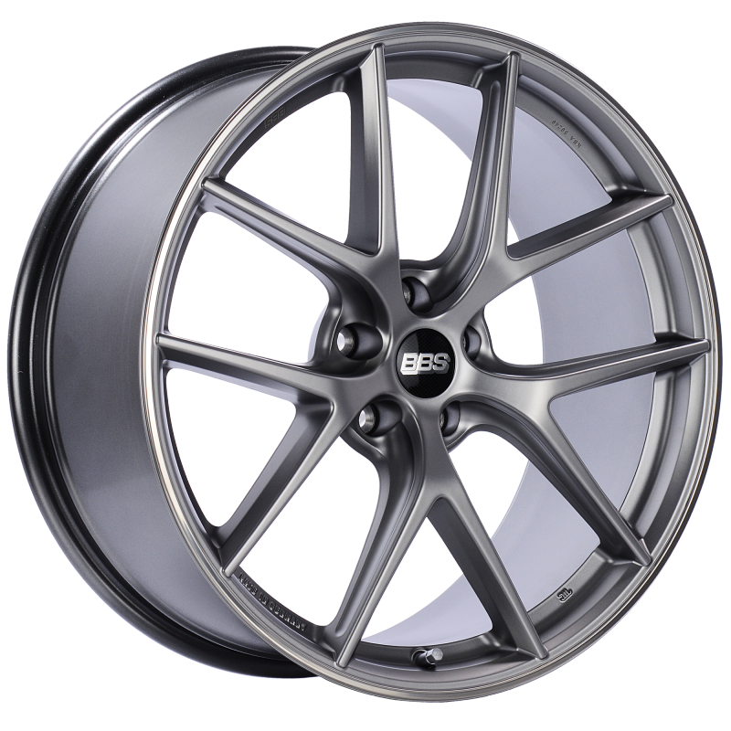 BBS CI-R 20x9.5 5x120 ET40 Platinum Silver Polished Rim Protector Wheel -82mm PFS/Clip Required - Burkken Auto Parts