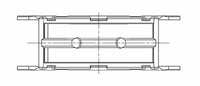 ACL Ford 2.0L/2.3L DOHC Duratec Race Series Main Bearing Set (Size .025) - Burkken Auto Parts