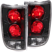 ANZO 1995-2005 Chevrolet Blazer Taillights Dark Smoke - Burkken Auto Parts