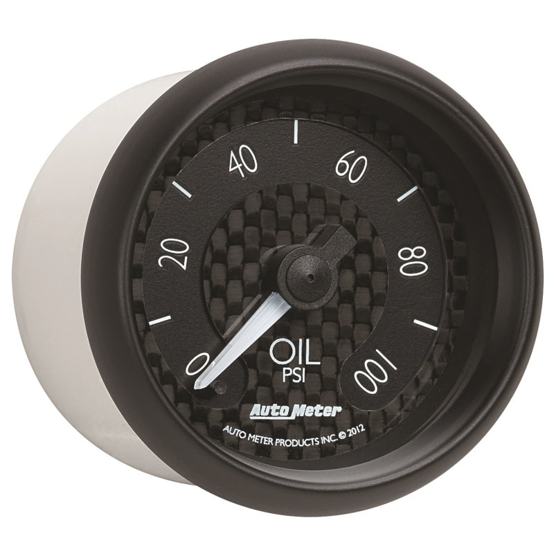 Autometer GT Series 52mm Full Sweep Electronic 0-100 PSI Oil Pressure Gauge - Burkken Auto Parts