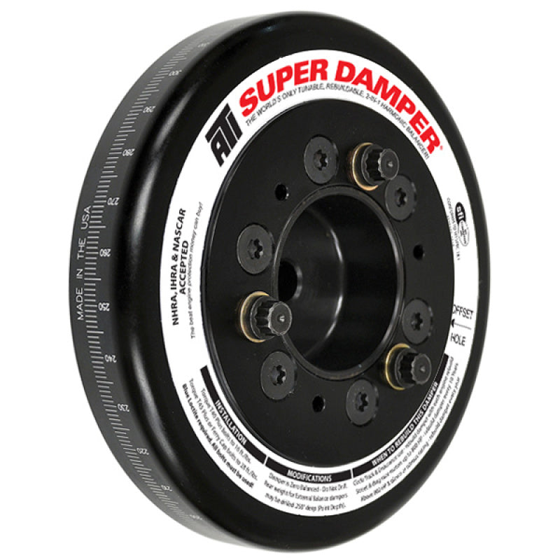 ATI Damper - 7.074in - Alum - 6 Grv - Scion/Subaru/Toyota - 4U-GSE - FA20 2.0L - 10 Percent UD - Burkken Auto Parts