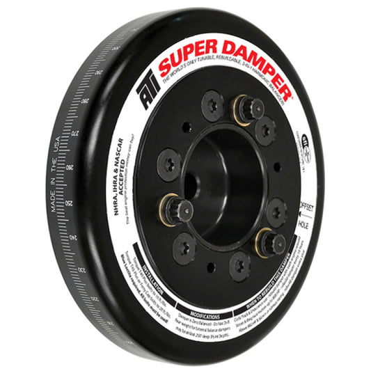 ATI Damper - 7.074in - Alum - 6 Grv - Scion/Subaru/Toyota - 4U-GSE - FA20 2.0L - 10 Percent UD - Burkken Auto Parts