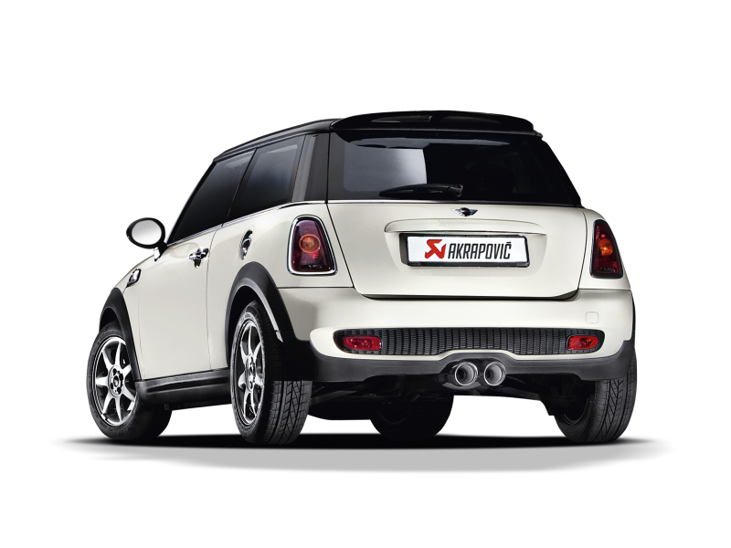 Akrapovic 07-14 MINI Cooper S (R56) / Cooper S Cabrio (R57) Evolution Line Cat Back (SS) (Req. Tips) - Burkken Auto Parts