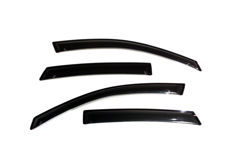 AVS 08-11 Ford Focus Ventvisor Outside Mount Window Deflectors 4pc - Smoke - Burkken Auto Parts