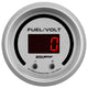 Autometer 52.4mm Silver Switchable 0-100 Fuel Level/8-18V Voltmeter Ultra-Lite Elite Digital Gauge - Burkken Auto Parts