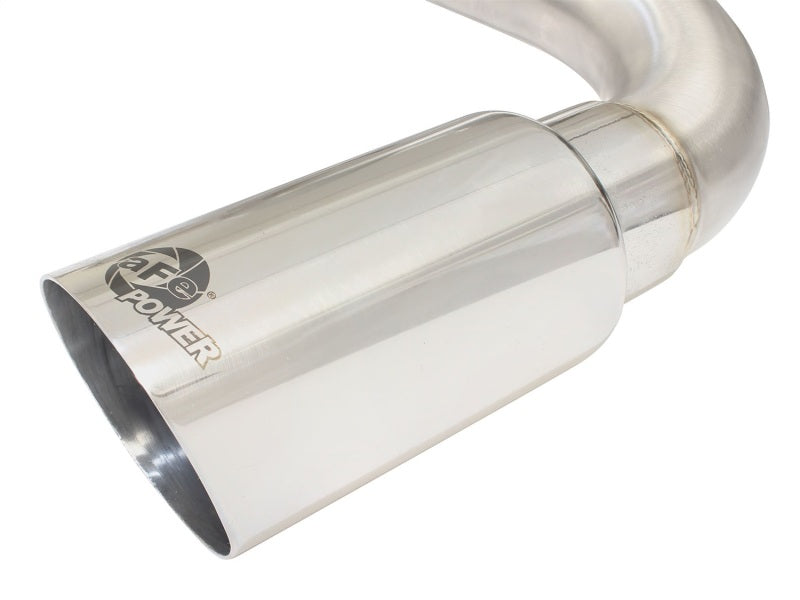 aFe MACHForce XP SS-304 Polish Tip 2.5in Dia Axle Back Exhaust 12-15 BMW 335i (F30) 3.0L (t) - Burkken Auto Parts