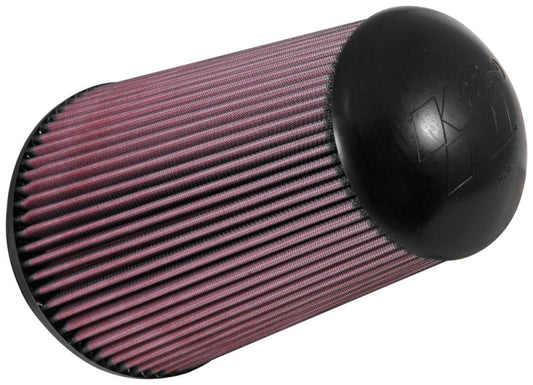 K&N Filter Universal Rubber Filter 6inch Flg 7-1/2inch B / 5-1/8inch T / 11-5/8in T - Burkken Auto Parts
