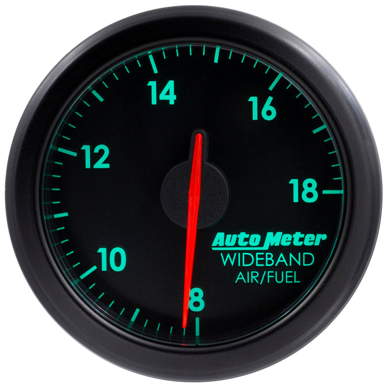 Autometer Airdrive 2-1/6in Wideband Air / Fuel Gauge 10:1-17:1 ARF Range - Black - Burkken Auto Parts