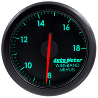 Autometer Airdrive 2-1/6in Wideband Air / Fuel Gauge 10:1-17:1 ARF Range - Black - Burkken Auto Parts