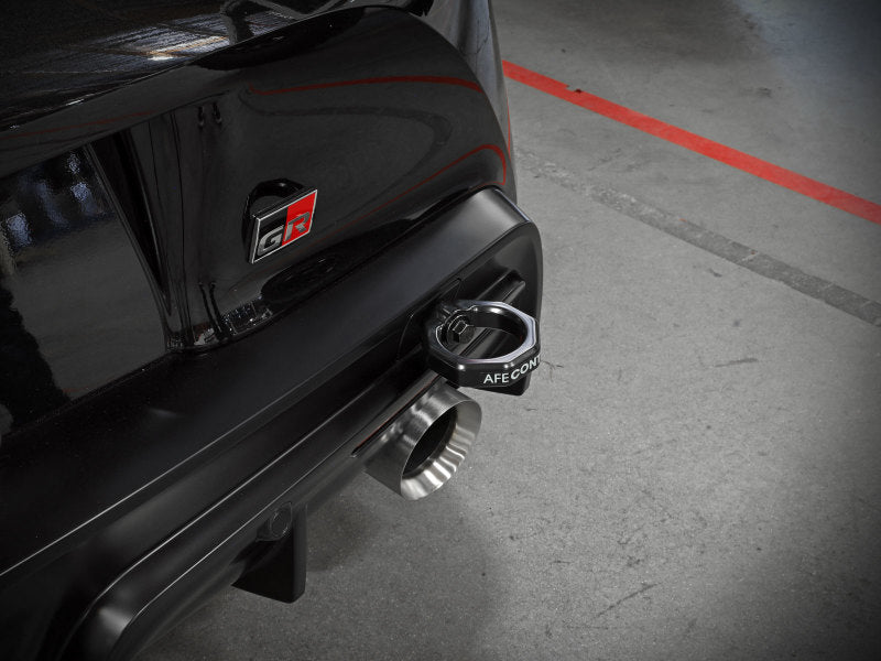aFe Control Rear Tow Hook Black 20-21 Toyota GR Supra (A90) - Burkken Auto Parts