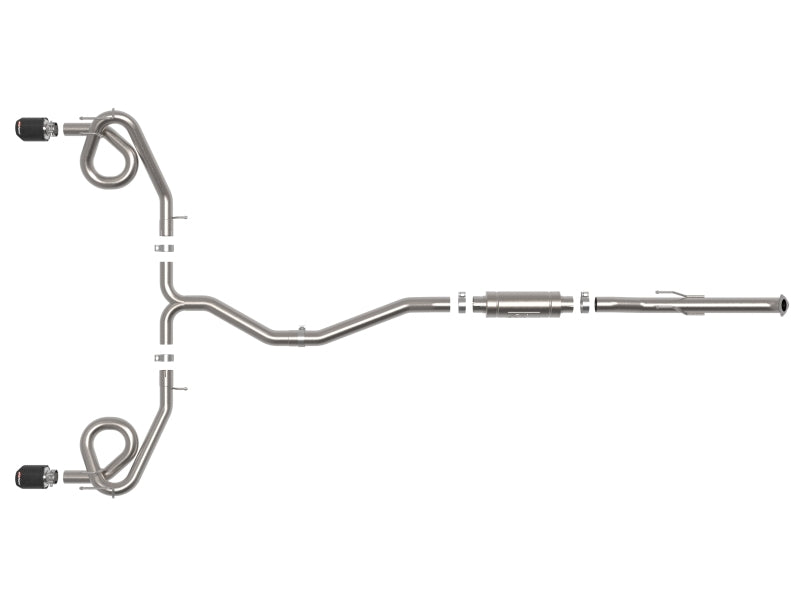 aFe 22-23 Honda Civic Si L4 1.5L (t) Takeda 2.5in to 3in 304 SS Cat-Back Exhaust w/Carbon Fiber Tips - Burkken Auto Parts