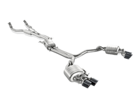 Akrapovic 13-17 Audi S6 Avant/Limousine (C7) Evolution Line Cat Back (Titanium) w/ Carbon Tips - Burkken Auto Parts
