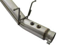 aFe LARGE BORE HD 5in 409-SS DPF-Back Exhaust w/Polished Tip 2017 GM Duramax V8-6.6L (td) L5P - Burkken Auto Parts