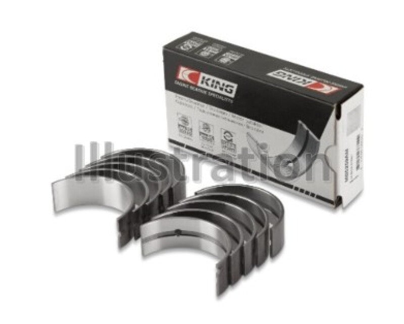King Engine Bearings Toyota 3T/Tg/12T/4Tg (Size +1.0mm) Main Bearing Set - Burkken Auto Parts