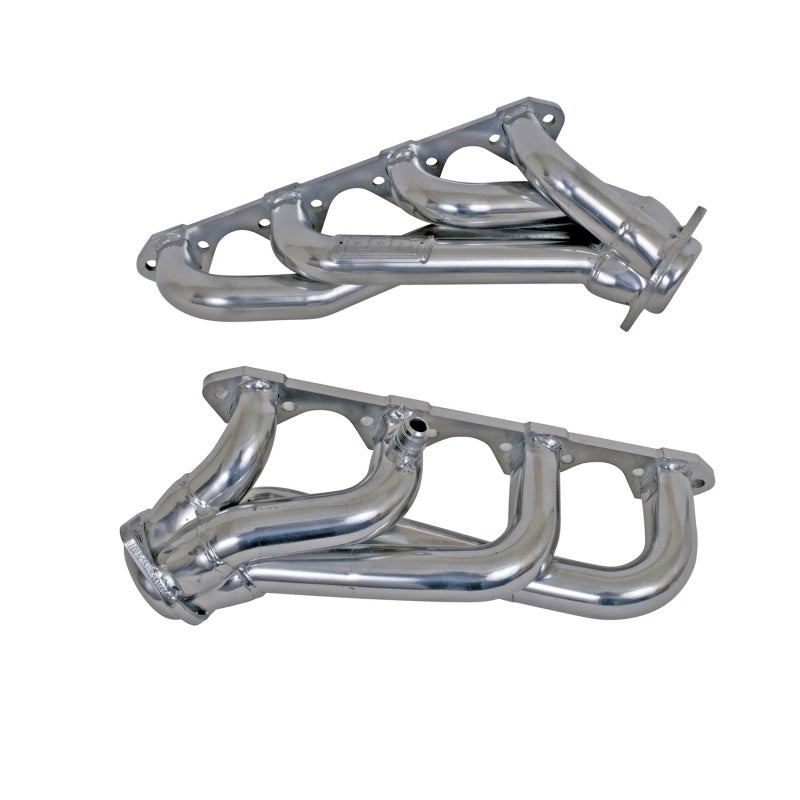 BBK 94-95 Mustang 5.0 Shorty Unequal Length Exhaust Headers - 1-5/8 Silver Ceramic - Burkken Auto Parts