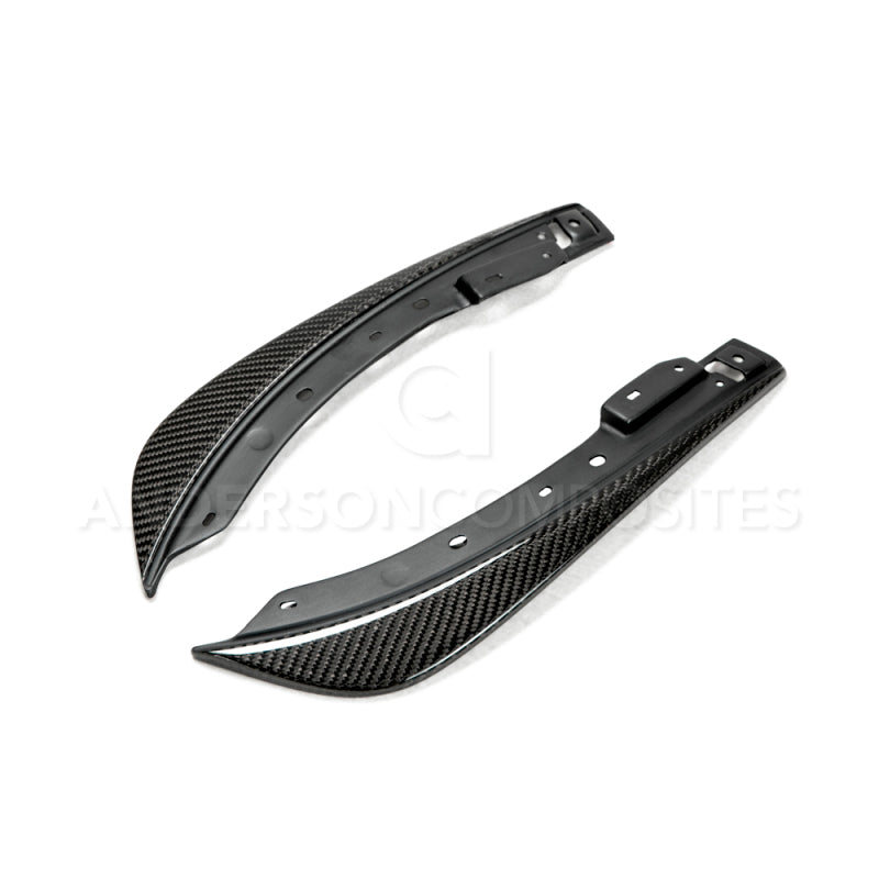 Anderson Composites 09-14 Dodge Challenger Front Bumper Canards - Burkken Auto Parts
