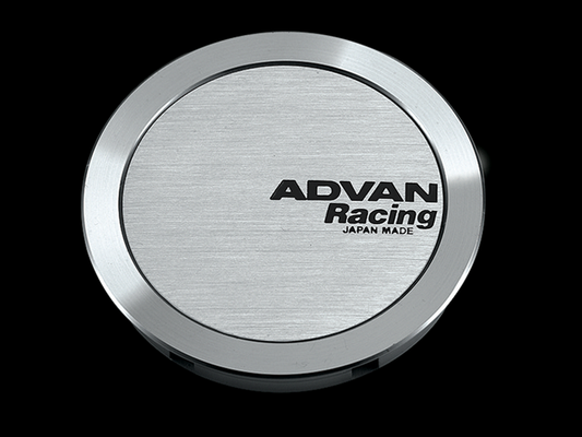 Advan 63mm Full Flat Centercap - Silver Alumite - Burkken Auto Parts