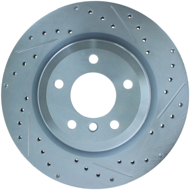 StopTech Select Sport 07-13 BMW 335i Slotted & Drilled Vented Left Rear Brake Rotor - Burkken Auto Parts
