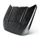 Anderson Composites 15-16 Ford Mustang (Excl. GT350/GT350R) Ram Air Fiberglass Hood - Burkken Auto Parts