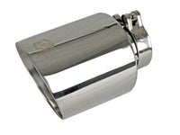 aFe MACH Force-Xp 2-1/2in 304 SS Clamp-On Exhaust Tip 2.5in In / 4.5in Out / 7in.L - Polished - Burkken Auto Parts