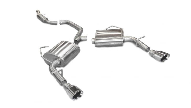 Corsa 2011-2014 Chrysler 200/Dodge Avenger V6 Polished Sport Cat-Back Exhaust - Burkken Auto Parts
