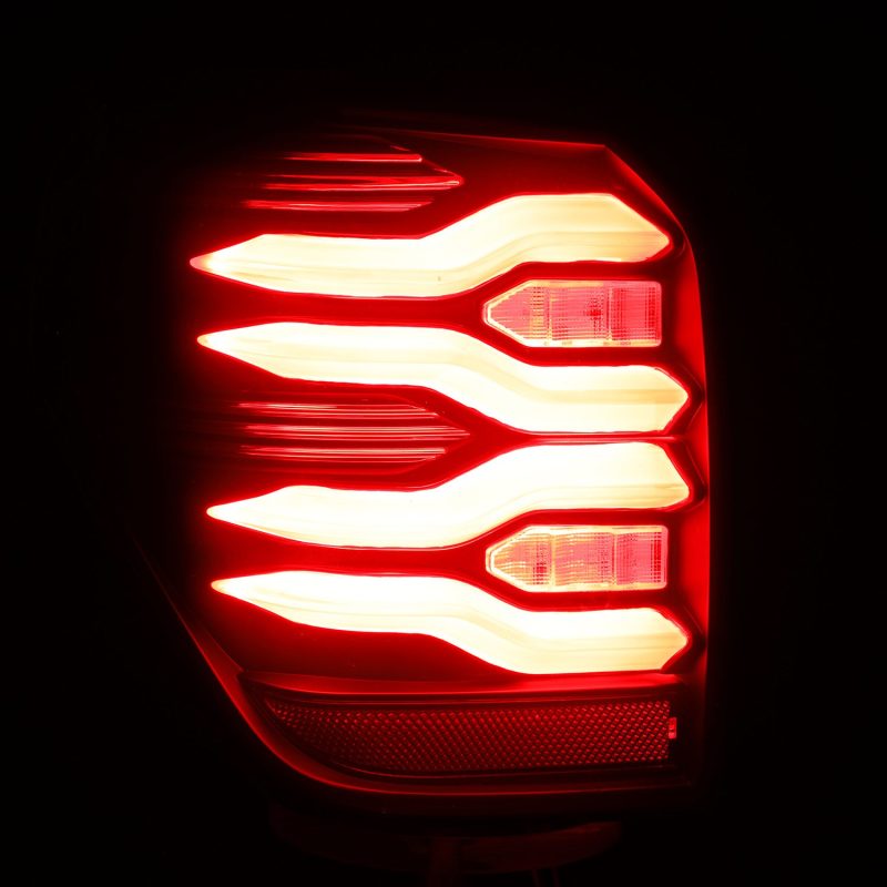 AlphaRex 10-21 Toyota 4Runner LUXX LED Taillights Blk/Red w/Activ Light/Seq Signal - Burkken Auto Parts
