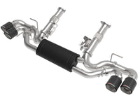 aFe MACH Force-Xp 3in to 2-1/2in 304SS Cat-Back (No NPP) 2020 Chevy Corvette (C8) 6.2L - Carbon Tip - Burkken Auto Parts
