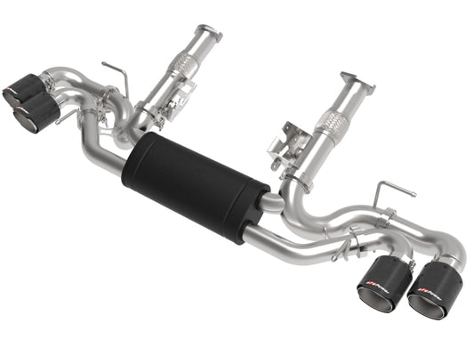 aFe MACH Force-Xp 3in to 2-1/2in 304SS Cat-Back (No NPP) 2020 Chevy Corvette (C8) 6.2L - Carbon Tip - Burkken Auto Parts