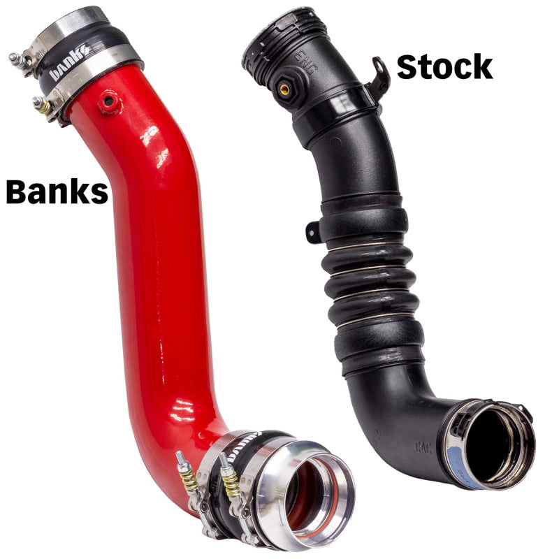 Banks Power 17-19 Chevy/GMC 2500HD/3500HD Diesel 6.6L Boost Tube Upgrade Kit - Red - Burkken Auto Parts