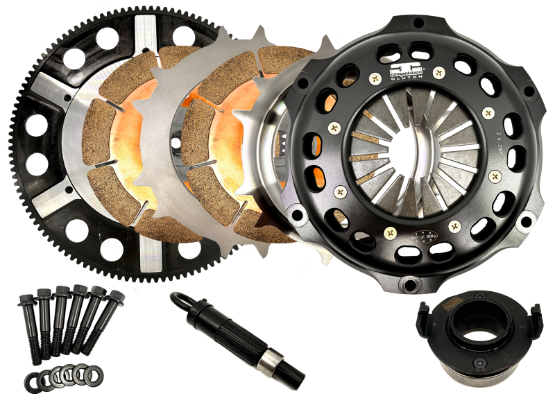 Competition Clutch Honda/Acura B Series 184mm Twin Disc Ceramic Clutch Kit - Burkken Auto Parts