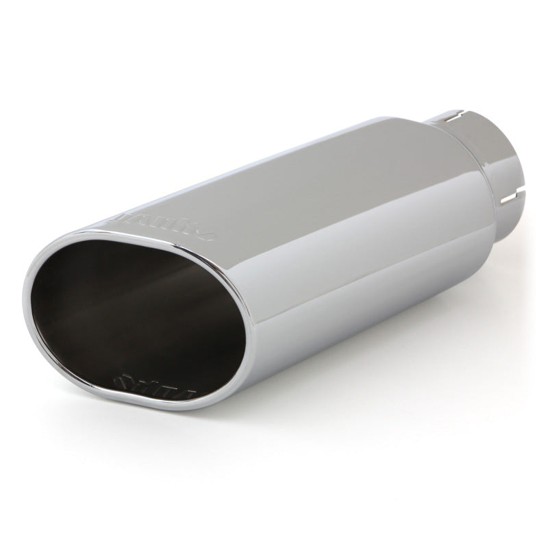 Banks Power Tailpipe Tip Kit - SS Obround Slash Cut - 3.5in Tube - 4.38in X 5.25in X 13.38in - Burkken Auto Parts