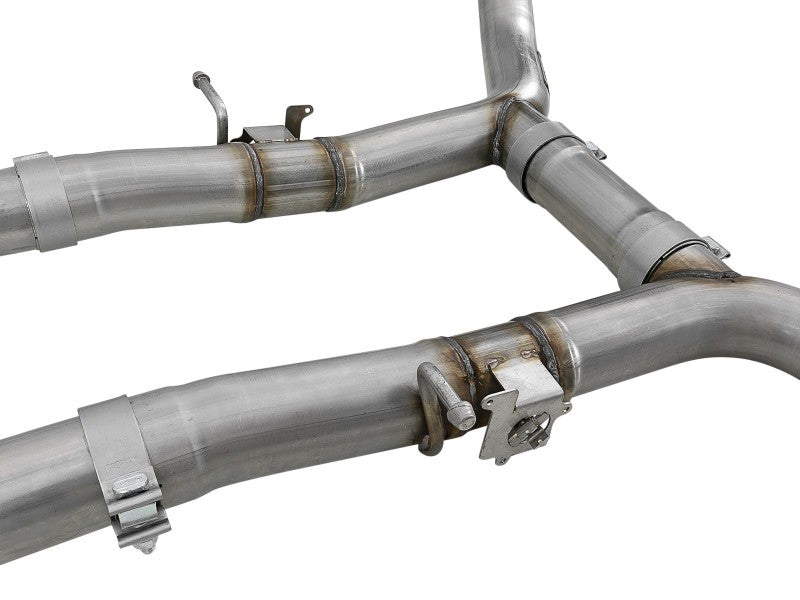 aFe MACH Force-Xp 3in 304 SS Cat-Back Exhaust 15-20 Dodge Charger Hellcat V8-6.2L (sc) / 392 V8-6.4L - Burkken Auto Parts