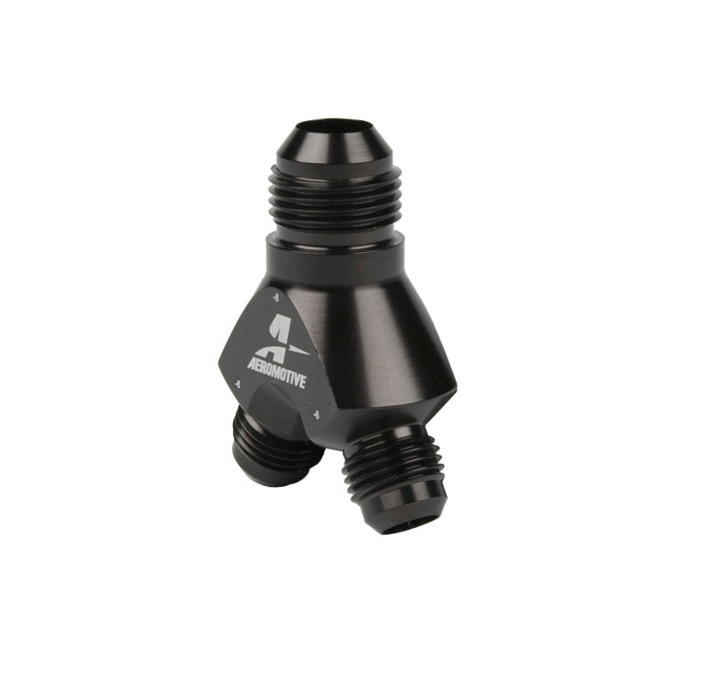 Aeromotive Y-Block - AN-08 - 2x AN-06 - Burkken Auto Parts