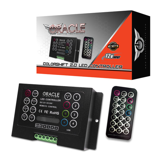 Oracle 07-13 Chevy Silverado SMD HL - Blk - Square Style - ColorSHIFT w/ 2.0 Controller