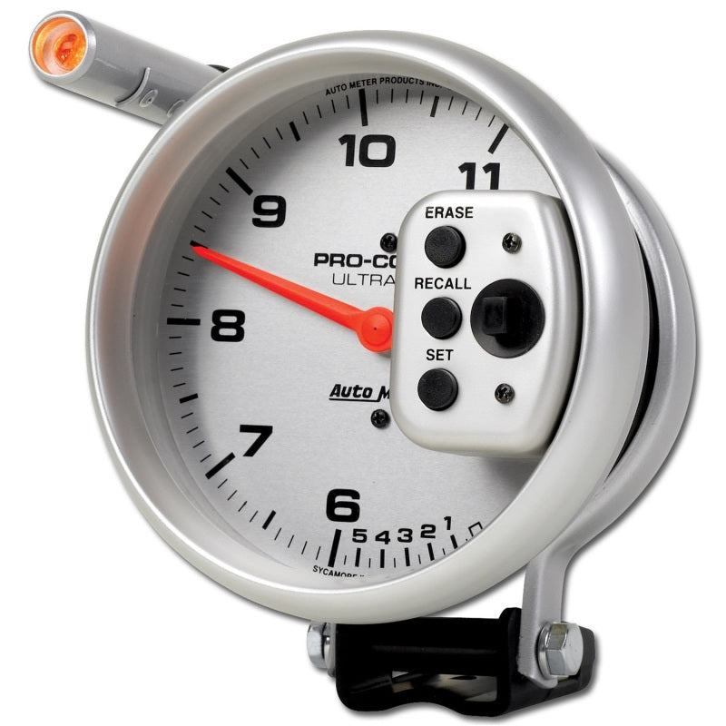 Autometer Ultra-Lite 5 inch 11000 RPM Dual Range w/ Shift-Lite and Memory Tach - Burkken Auto Parts