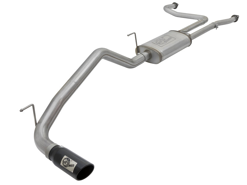 aFe MACHForce XP 2.5in Cat-Back Exhaust System w/ Black Tip Nissan Frontier 17-19 V8-5.6L - Burkken Auto Parts