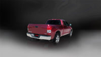 Corsa 07-08 Toyota Tundra Double Cab/Crew Max 5.7L V8 Sport C/B Single Side Exit Dual Black Tips Exh - Burkken Auto Parts