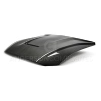 Anderson Composites 2018 Ford Mustang Type-GR Double Sided Carbon Fiber Hood - Burkken Auto Parts
